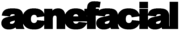 Acne Facial logo black